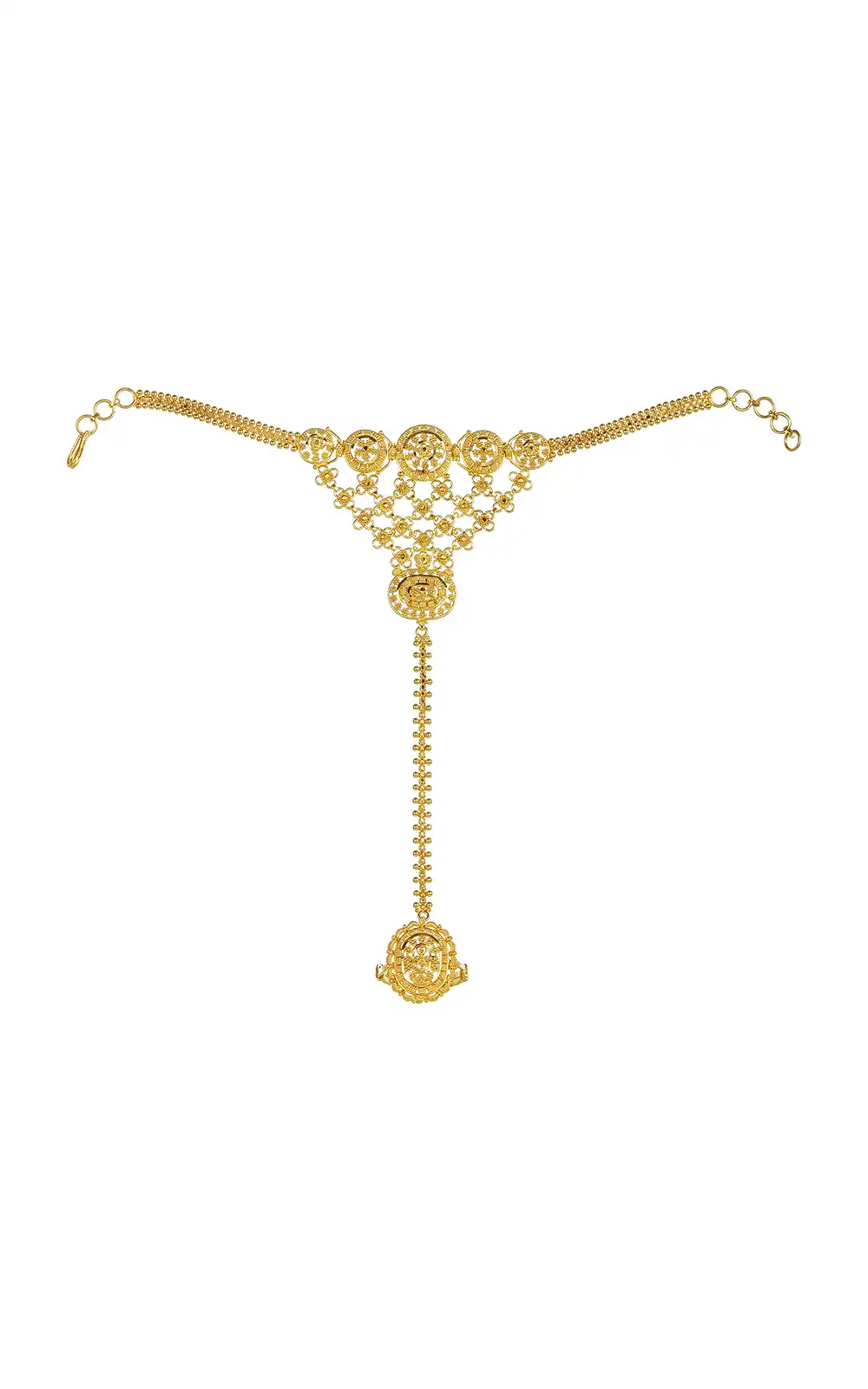 22k Yellow Gold Hand Jewelry